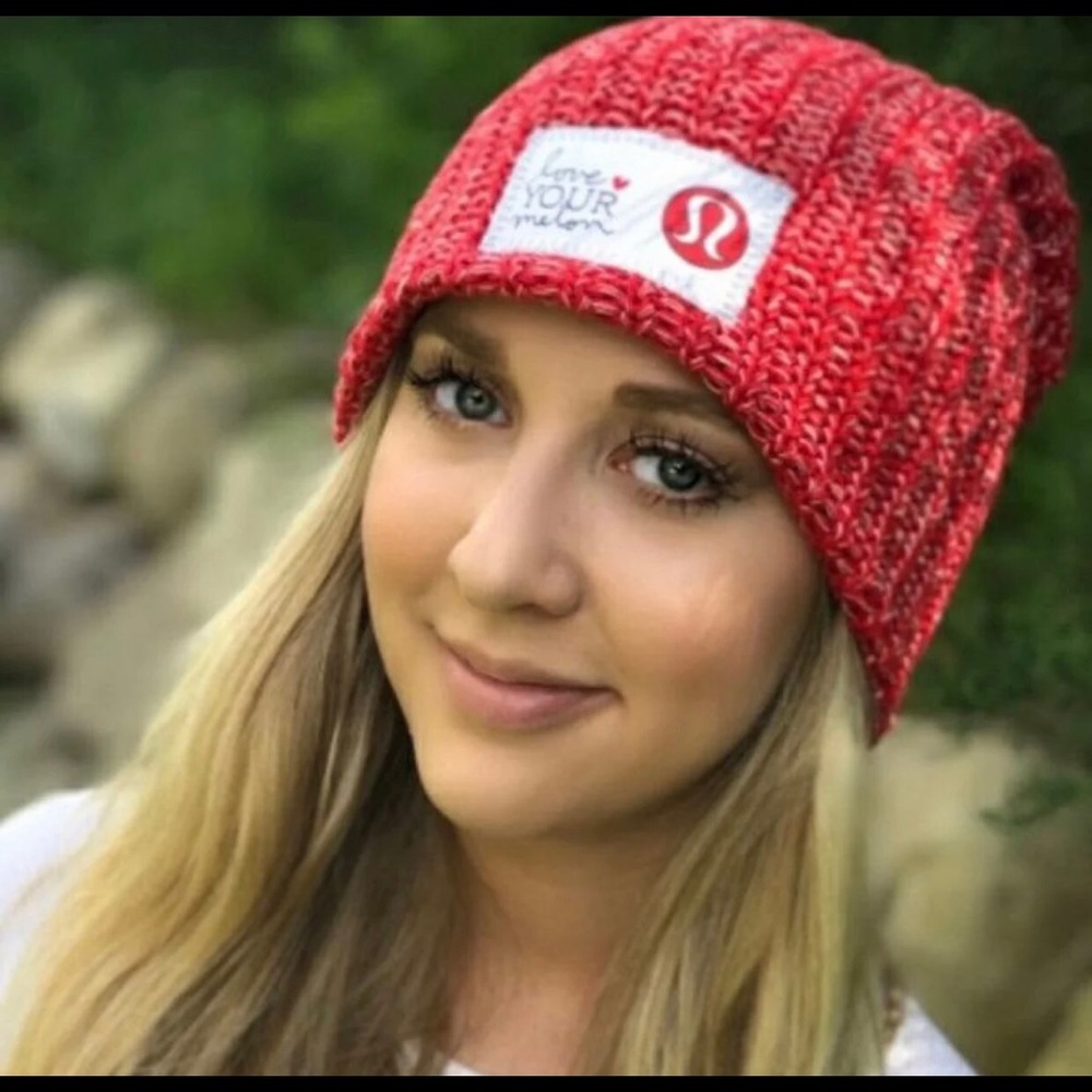 Lululemon + Love Your Melon Beanie Red